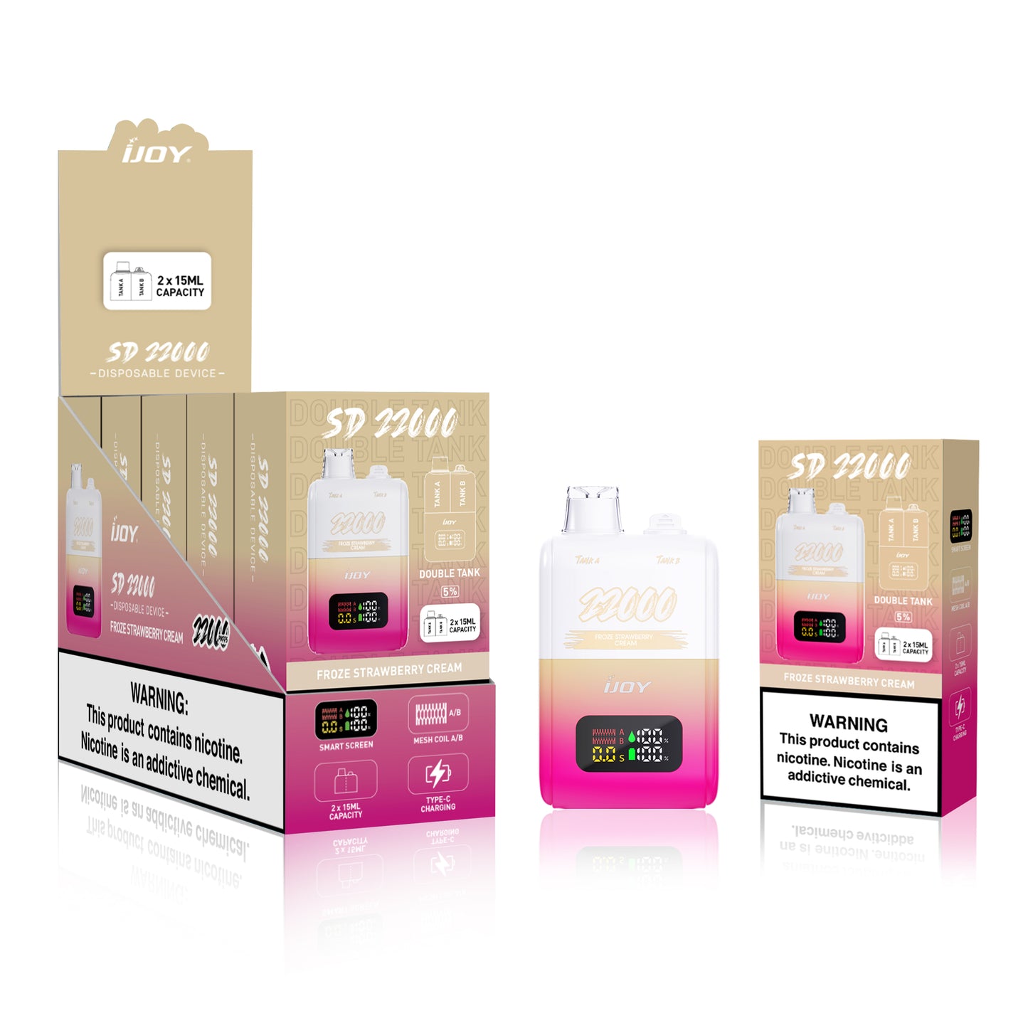 ijoy vape flavour Froze_Strawberry_Cream