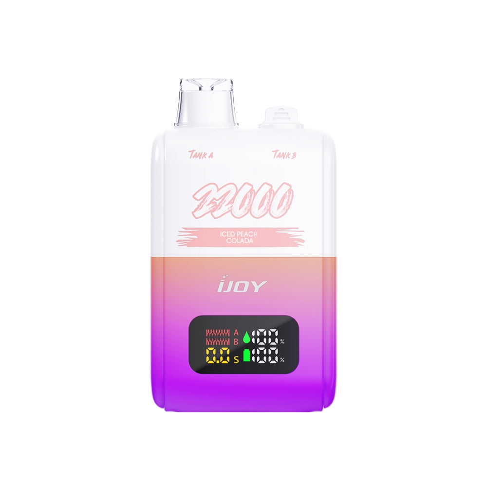 This is a ijoy disposable vape.
ijoy sd model:SD 22000.
SD mode support.
vape flavours is ice peach colada.