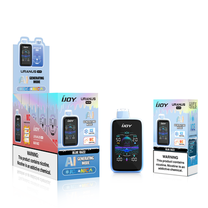 This is a ijoy disposable vape.
ijoy sd model:SD 22000.
vape flavours is blue-razz.