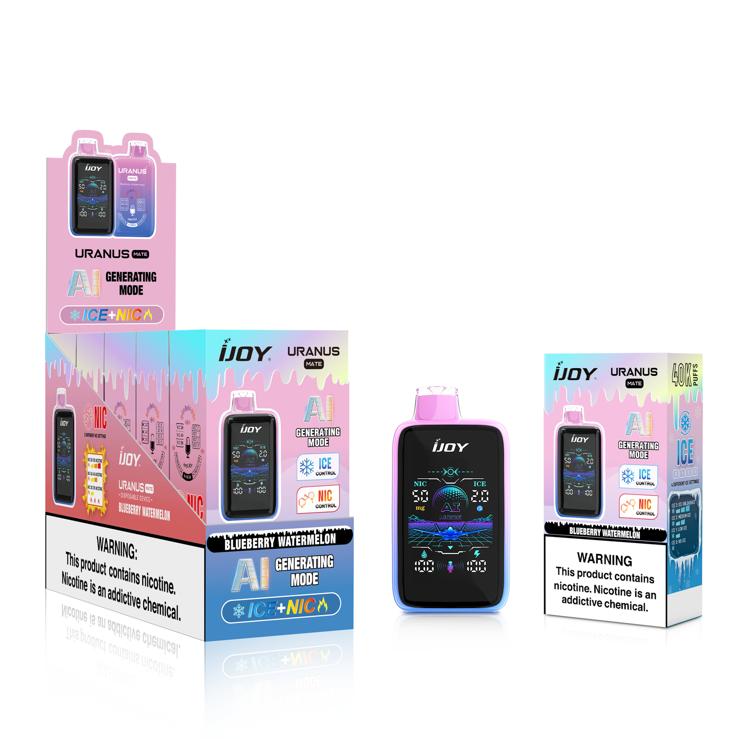 This is a ijoy disposable vape.
ijoy sd model:SD 22000.
vape flavours is blueberry-watermelon.